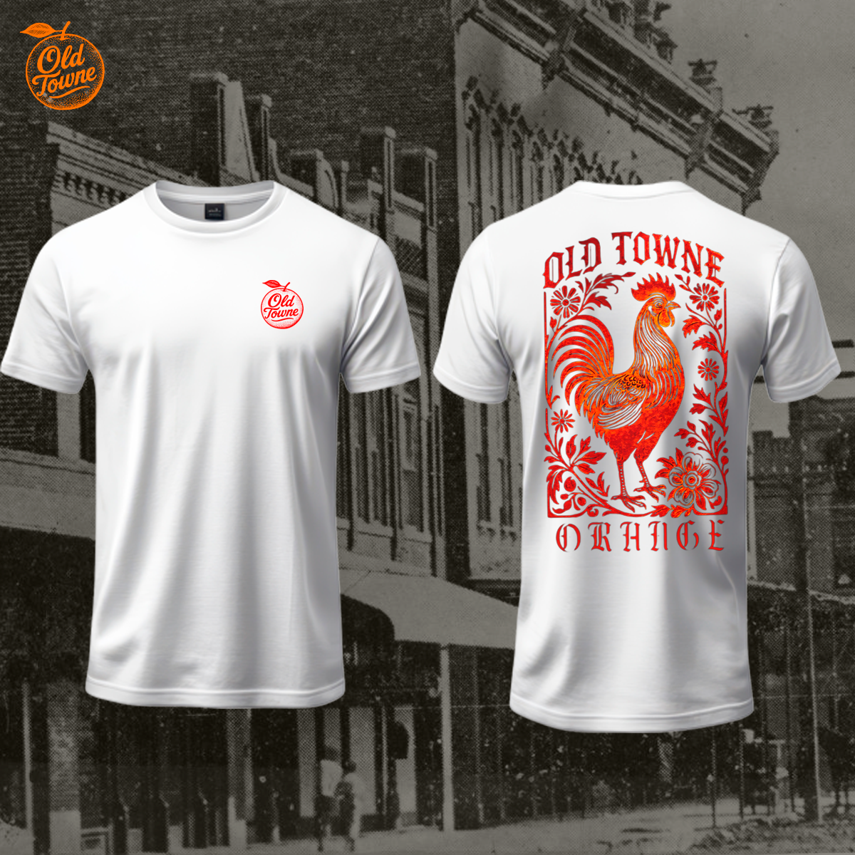 Old Towne Rooster Tee