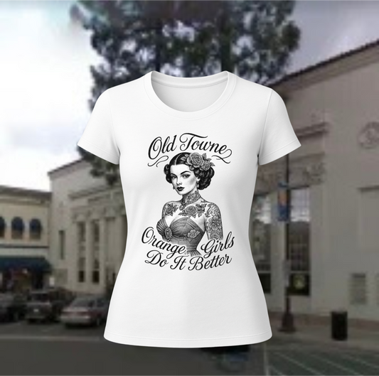 Orange Girls Tee