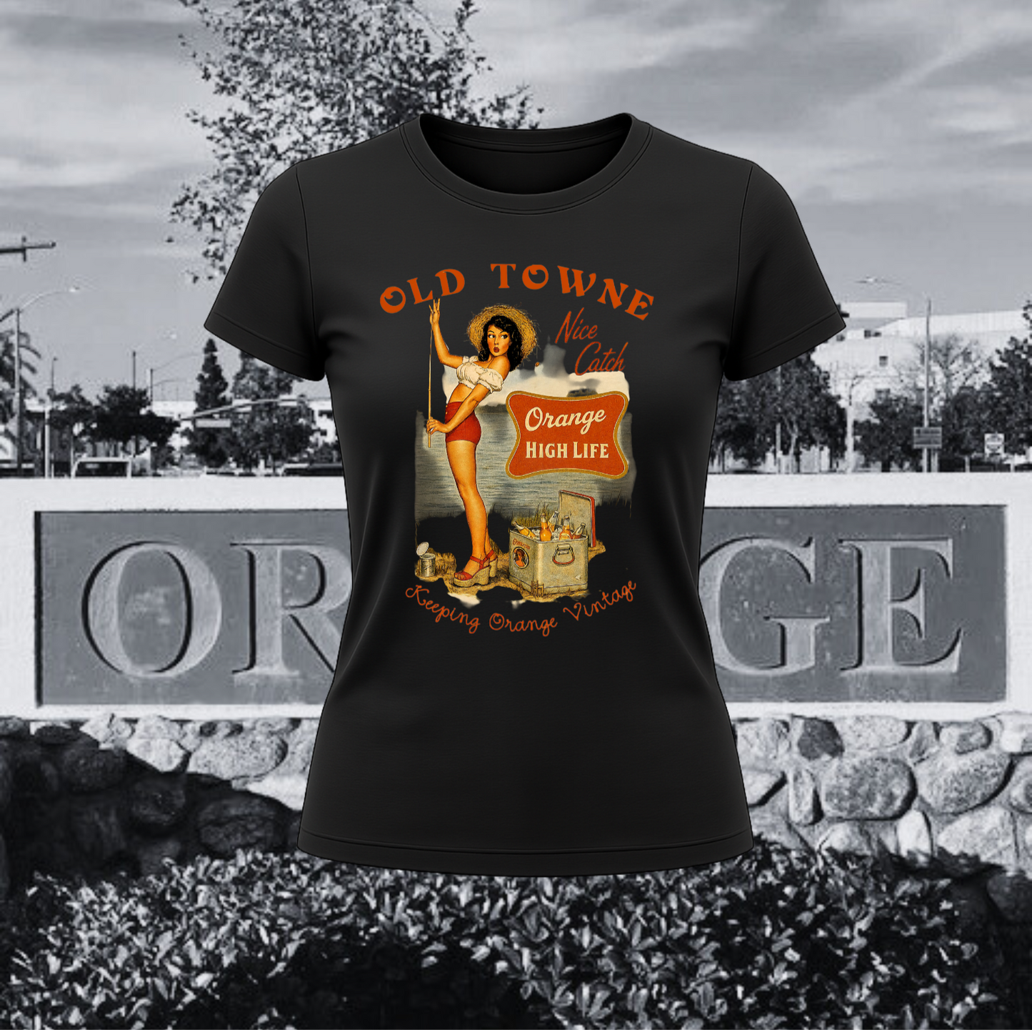 Orange High Life Tee