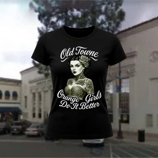 Orange Girls Tee