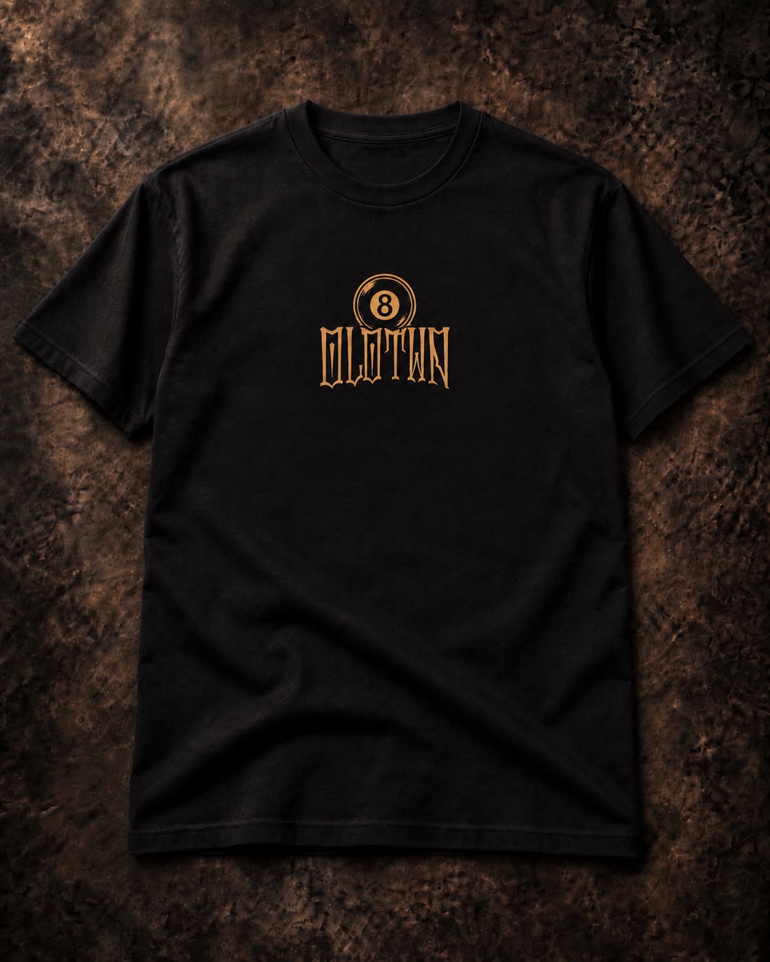 OLDTWN Classic Tradition 8 Ball black tee front